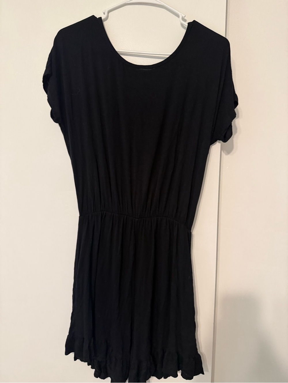 HEIMISH USA Black Short Sleeve Romper